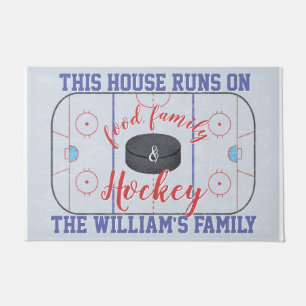 Ice Hockey Fans Doormat