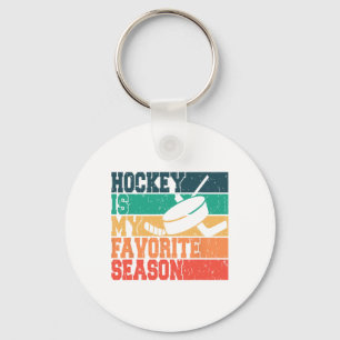 Ice Hockey For Men Women Kids Hockey Is My Favorit Keychain