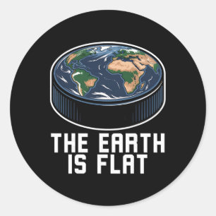Ice Hockey Funny Puck Player Fan Joke Classic Round Sticker