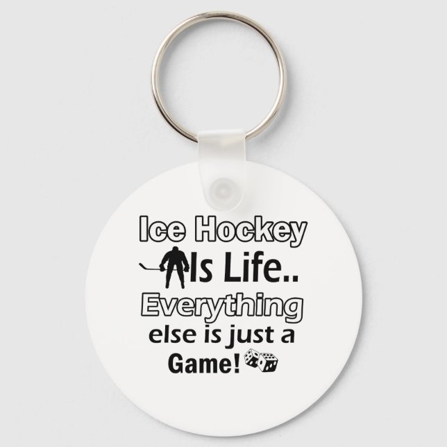 Ice hockey gift items keychain (Front)