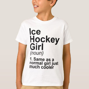 Ice Hockey Girl Definition  T-Shirt
