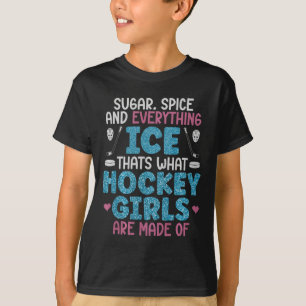 Ice Hockey Girls Field Hockey Women Saying Comfort T-Shirt
