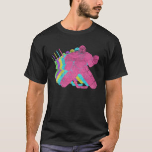 Ice Hockey Goalie 80s Colours 1980s T-Shirt