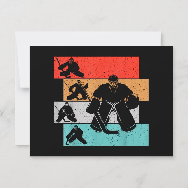 Ice Hockey Goalie Hockey Player (Front)