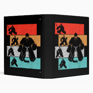 Ice Hockey Goalie Hockey Player Binder