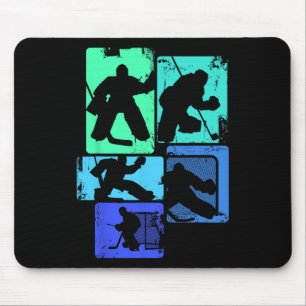 Ice Hockey Goalie Hockey Player Kids Boys Youth Me Mouse Pad