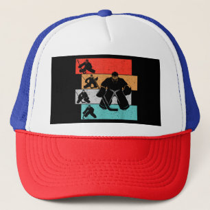 Ice Hockey Goalie Hockey Player Trucker Hat