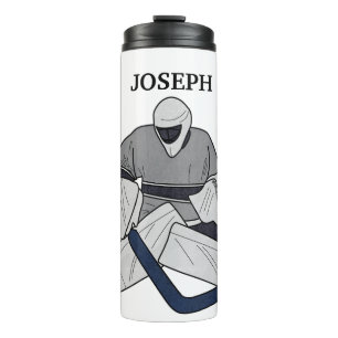 Ice Hockey Goalie Personalized Thermal Tumbler