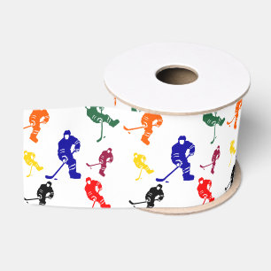 ICE HOCKEY GROSGRAIN RIBBON