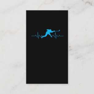 Ice Hockey Heartbeat Business Card