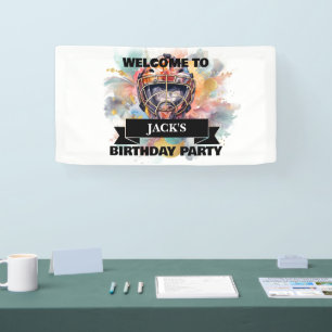 Ice Hockey Helmet Banner
