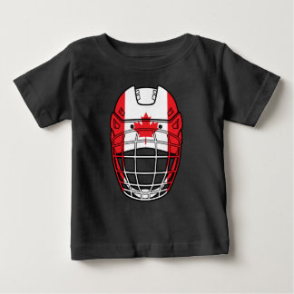 Ice Hockey Helmet - Canada Baby T-Shirt