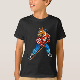 Ice Hockey Horse T-Shirt