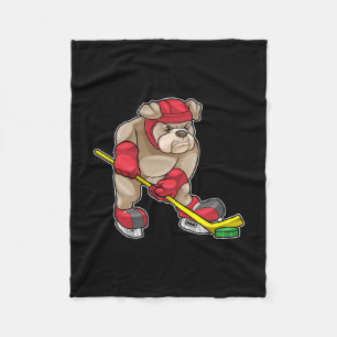 Ice Hockey Ice Hockey Stick Sports  Fleece Blanket