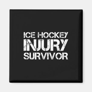 Ice Hockey Injury Survivor Magnet