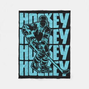 Ice Hockey Is Pion Fleece Blanket