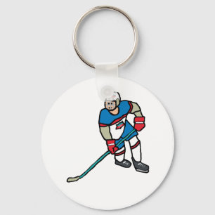 Ice Hockey Keychain