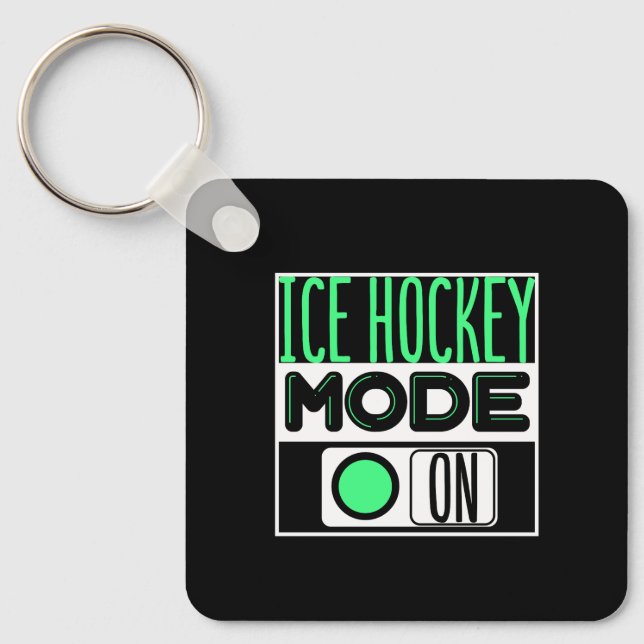 Ice Hockey Keychain (Front)
