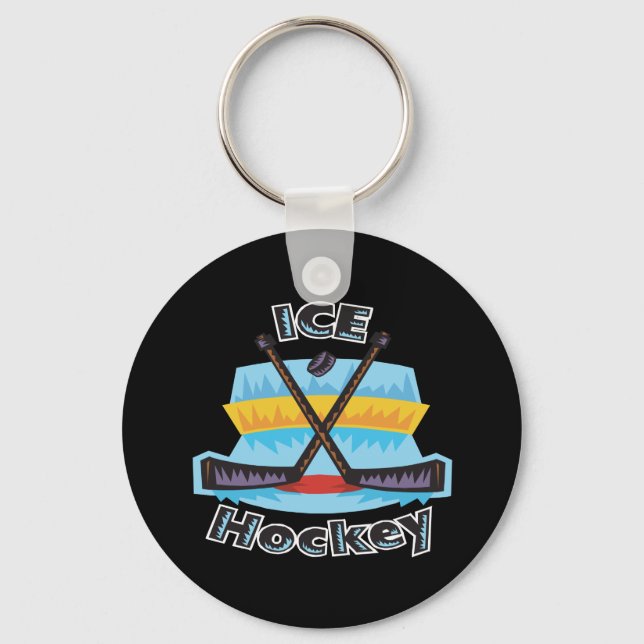 Ice Hockey Keychain (Front)