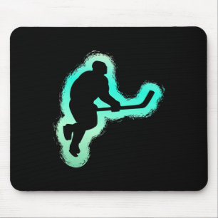 Ice Hockey Lover Winter Sports Fan Player Goalie  Mouse Pad