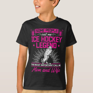 Ice Hockey Mama Family Hockey Player Ice Hockey Pl T-Shirt