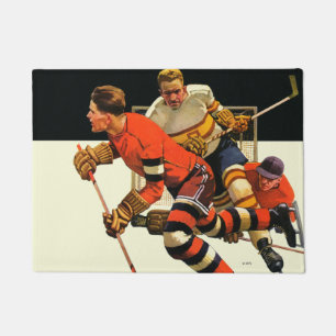 Ice Hockey Match Doormat