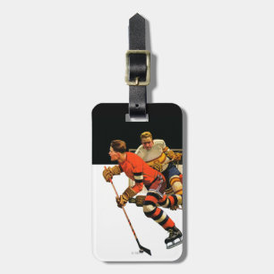Ice Hockey Match Luggage Tag