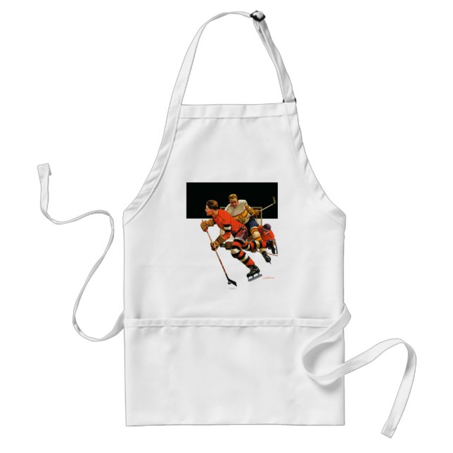 Ice Hockey Match Standard Apron (Front)