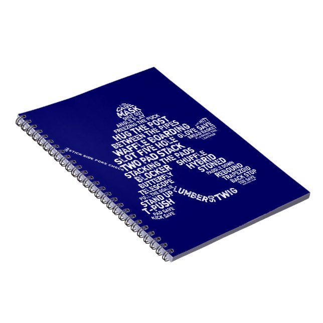 Ice Hockey Notebook (Right Side)