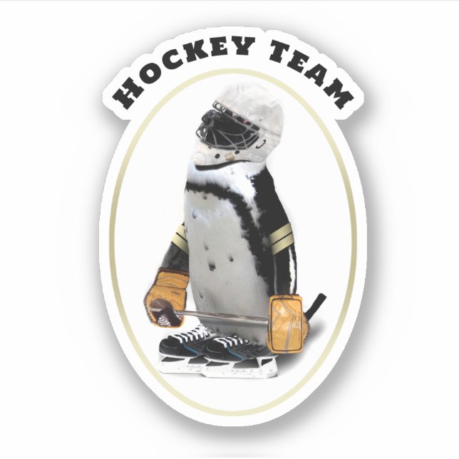 Ice Hockey Penguin  (Front)