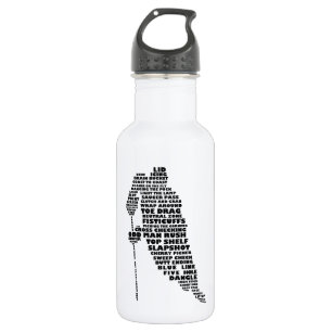 Ice Hockey Player 532 Ml Water Bottle