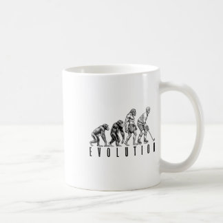 Ice Hockey Player Evolution Funny Man Ape Caveman Coffee Mug