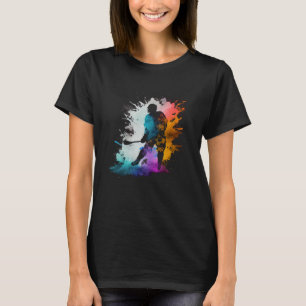 Ice hockey player ice hockey stick ice hockey   T-Shirt