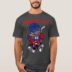 Ice Hockey Player Masks Up T-Shirt