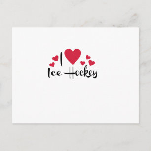 ice hockey postcard