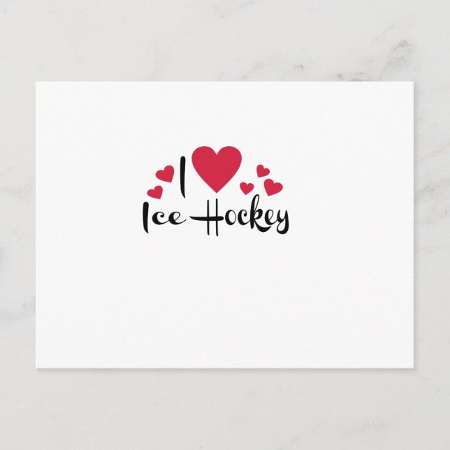 ice hockey postcard (Front)