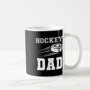 Ice Hockey Puck Dad Coffee Mug