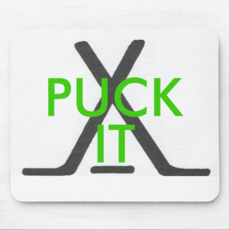 "Ice Hockey" PUCK IT Mouse Pad