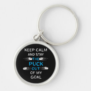 Ice Hockey Puck Play Ice Hockey Winter Team Sport  Keychain