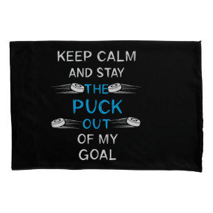 Ice Hockey Puck Play Ice Hockey Winter Team Sport Pillowcase