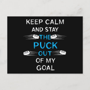 Ice Hockey Puck Play Ice Hockey Winter Team Sport  Postcard