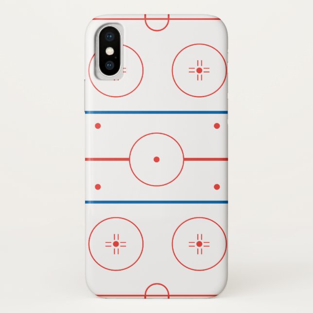 ice hockey rink graphic Case-Mate iPhone case (Back)