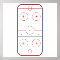 ice hockey rink graphic
