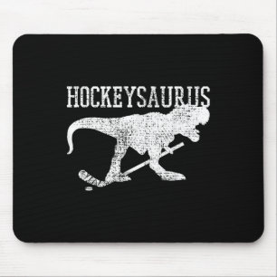 Ice Hockey Shirt Field Hockey T Rex Funny Tee  Mouse Pad