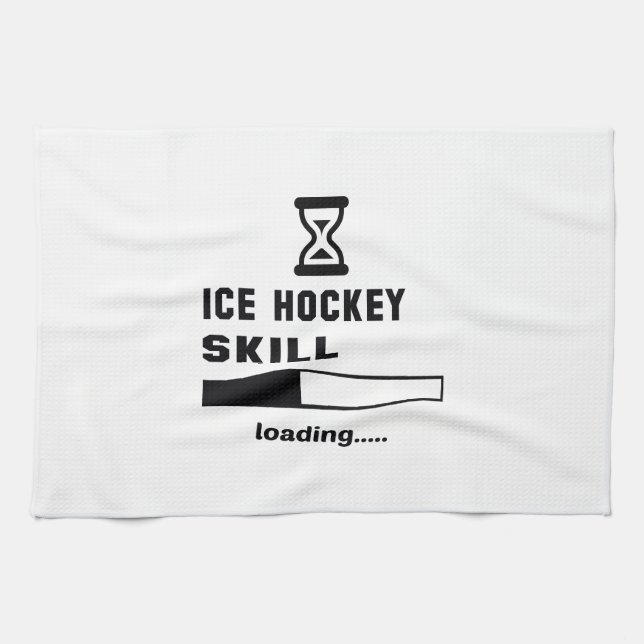 Ice Hockey skill Loading...... Kitchen Towel (Horizontal)