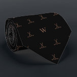 Ice Hockey Sticks Monogram Initials Midnight Black Tie<br><div class="desc">Score a style goal with our Ice Hockey Sticks and Puck Necktie – the perfect accessory for the NHL enthusiast and ice hockey aficionado in your life. This tie isn't just a fashion statement; it's a powerful expression of passion for the sport, making it an ideal gift for hockey players,...</div>