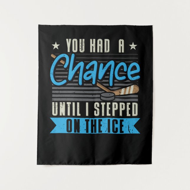 Ice Hockey Tapestry (Front)