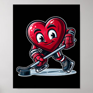 Ice Hockey Team Kids Boys Girls Men Women Mom Dad  Poster
