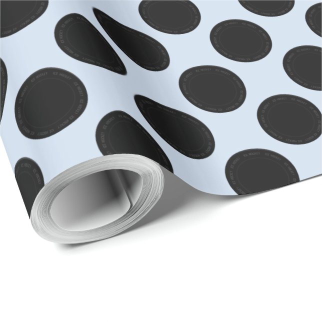 Ice Hockey theme Wrapping Paper (Roll Corner)