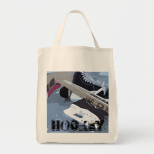 Ice Hockey Tote Bag